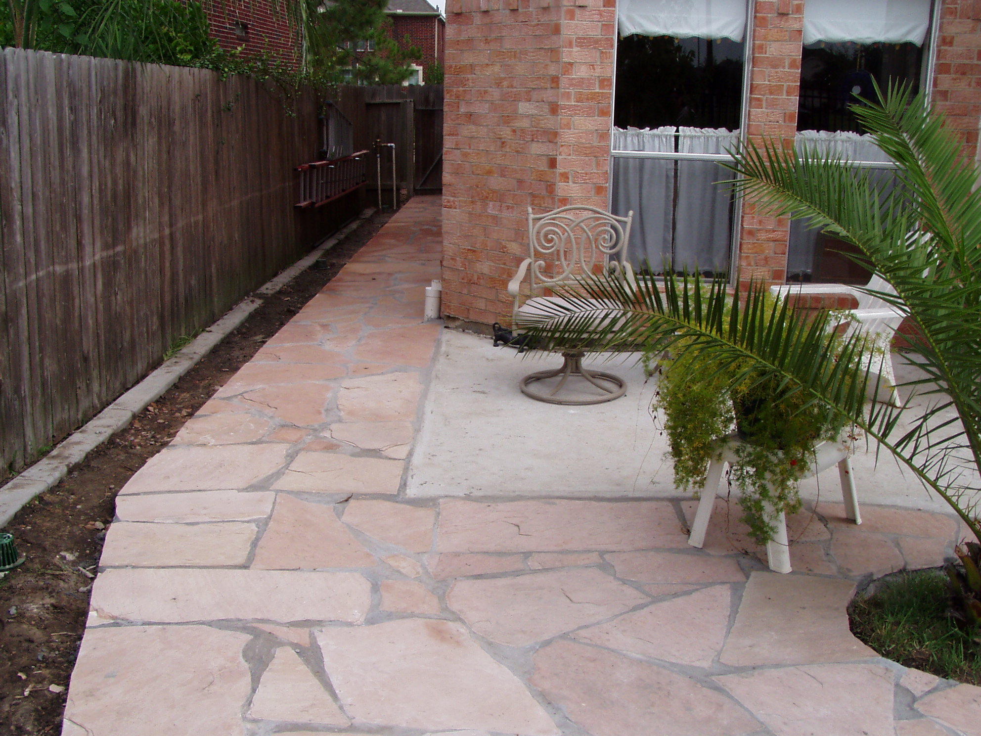 flagstone sidewalk flagstone sidewalk